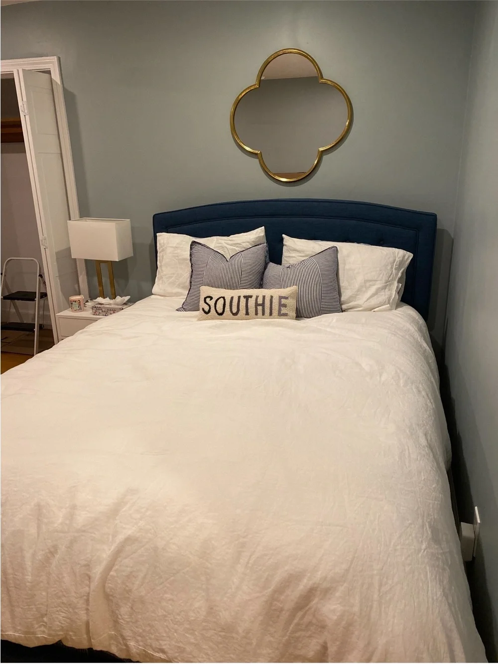 Classic White Linen Duvet Cover - Neutral White